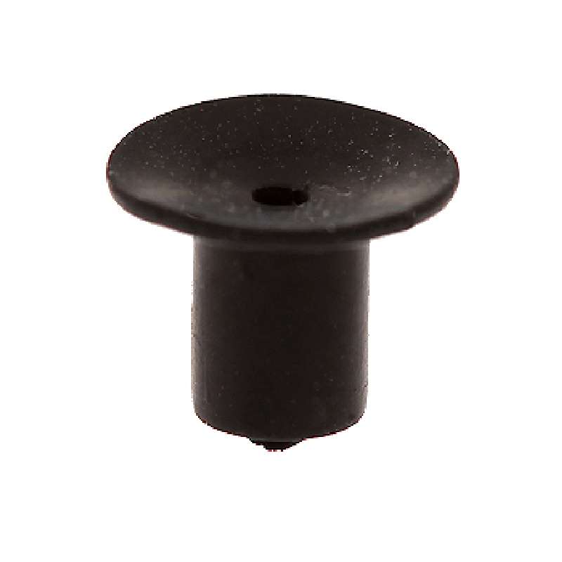 ESD-Safe Black Conductive Hi-Temp Silicone Vacuum Cup, 1/4" Diameter